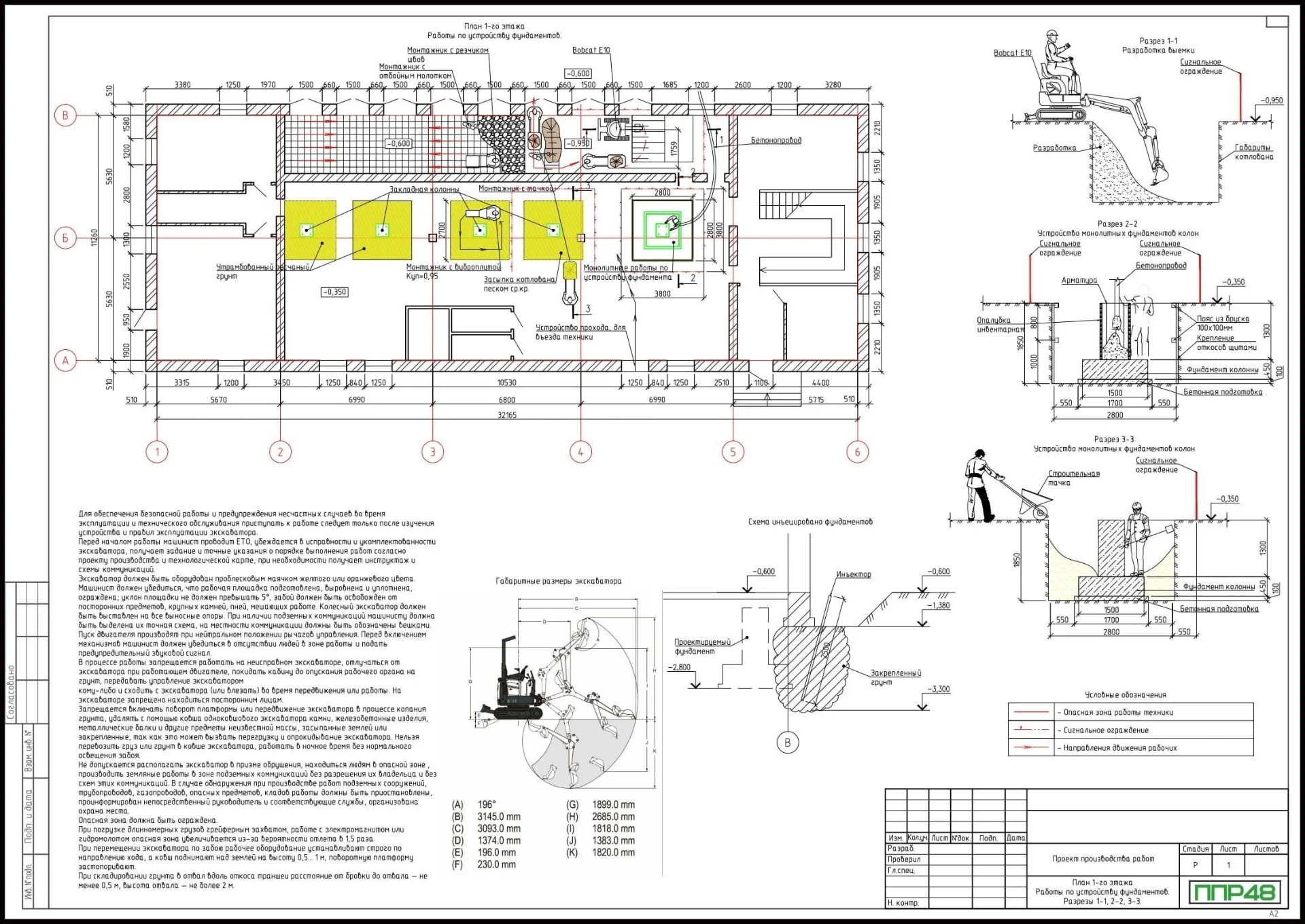 технологическая карта на гидроизоляцию фундамента