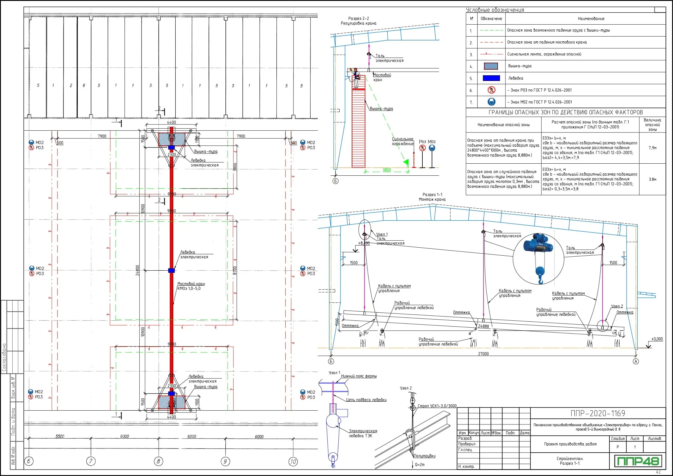 Графическая часть ППР на монтаж крана проект производства работ (ППР) на монтаж крана